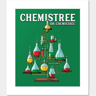 Chemistree The Molecular Christmas Posters and Art